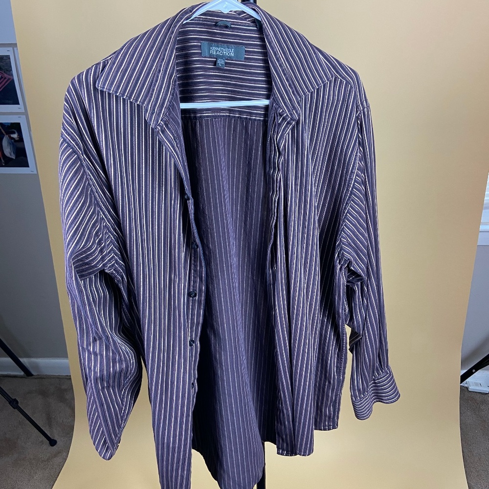 Kenneth Cole | Mens Long Sleeve Button-down Shirt